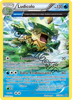 Carte Pokémon Ludicolo  n°37 de la série Primo Choc