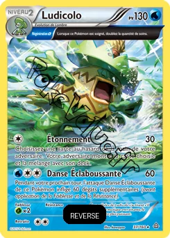 Carte Pokémon Ludicolo  Reverse n°37 de la série Primo Choc