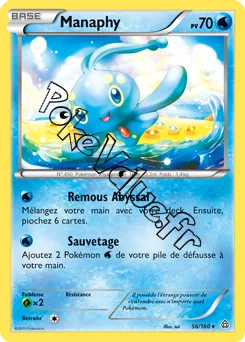 Carte Pokémon Manaphy  n°56 de la série Primo Choc