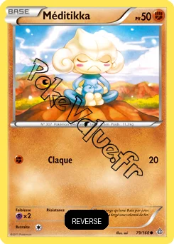 Carte Pokémon Meditite  Reverse n°79 de la série Primo Choc