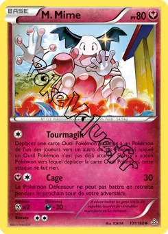 Carte Pokémon Mr. Mime  n°101 de la série Primo Choc