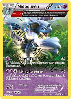 Carte Pokémon Nidoqueen  n°69 de la série Primo Choc