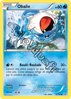 Carte Pokémon Obalie  n°45 de la série Primo Choc