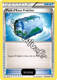 Carte Pokémon Pack d'Eau Fraîches Reverse n°129 de la série Primo Choc
