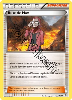 Carte Pokémon Ruse de Max n°133 de la série Primo Choc