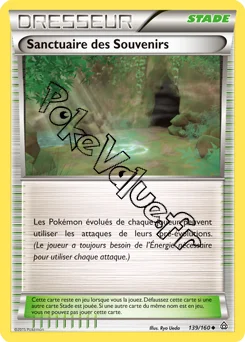 Carte Pokémon Sanctuaire des Souvenirs n°139 de la série Primo Choc