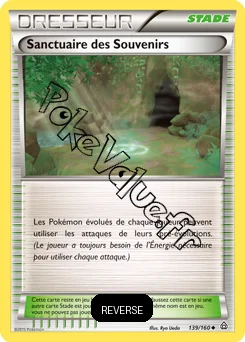 Carte Pokémon Sanctuaire des Souvenirs Reverse n°139 de la série Primo Choc