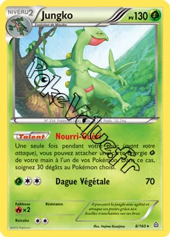 Carte Pokémon Sceptile  n°8 de la série Primo Choc