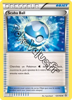 Carte Pokémon Scuba Ball n°125 de la série Primo Choc
