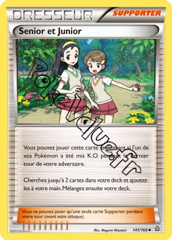 Carte Pokémon Senior et Junior n°141 de la série Primo Choc