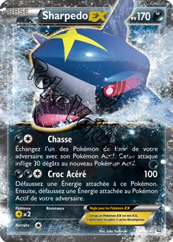 Carte Pokémon Sharpedo EX  n°91 de la série Primo Choc