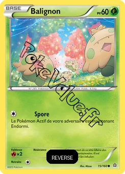 Carte Pokémon Shroomish  Reverse n°15 de la série Primo Choc