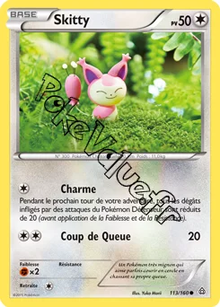 Carte Pokémon Skitty  n°113 de la série Primo Choc