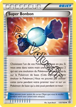 Carte Pokémon Super Bonbon n°135 de la série Primo Choc