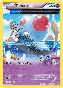 Carte Pokémon Tentacool  n°71 de la série Primo Choc