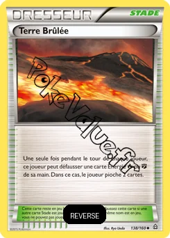 Carte Pokémon Terre Brûlée Reverse n°138 de la série Primo Choc