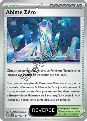 Carte Pokémon Abîme Zéro Reverse n°094 de la série Évolutions Prismatiques