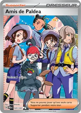Carte Pokémon Amis de Paldea n°137 de la série Évolutions Prismatiques