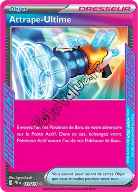 Carte Pokémon Attrape Ultime n°119 de la série Évolutions Prismatiques