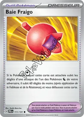 Carte Pokémon Baie Fraigo n°111 de la série Évolutions Prismatiques
