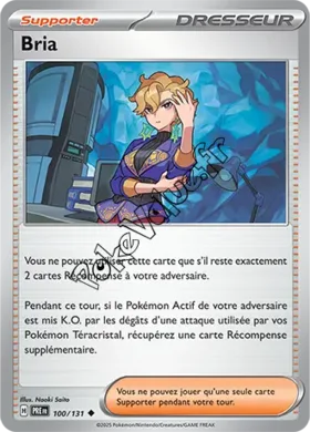 Carte Pokémon Bria n°100 de la série Évolutions Prismatiques