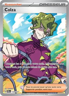 Carte Pokémon Colza n°135 de la série Évolutions Prismatiques