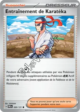 Carte Pokémon Entraînement de Karatéka n°099 de la série Évolutions Prismatiques