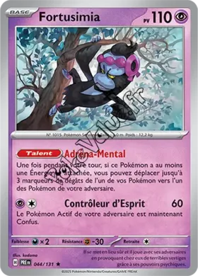 Carte Pokémon Fortusimia  n°044 de la série Évolutions Prismatiques