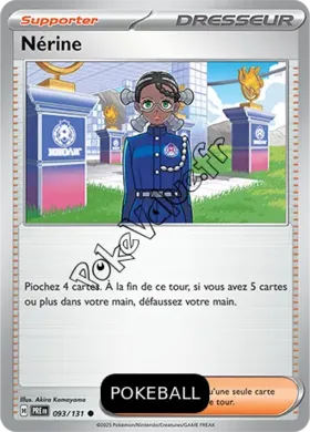 Carte Pokémon Nérine Pokeball n°093 de la série Évolutions Prismatiques