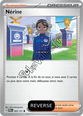 Carte Pokémon Nérine Reverse n°093 de la série Évolutions Prismatiques