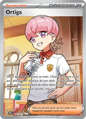 Carte Pokémon Ortiga n°141 de la série Évolutions Prismatiques