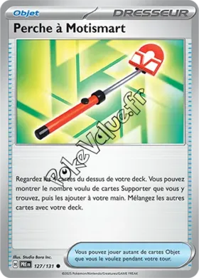 Carte Pokémon Perche à Motismart n°127 de la série Évolutions Prismatiques