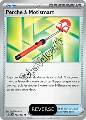 Carte Pokémon Perche à Motismart Reverse n°127 de la série Évolutions Prismatiques