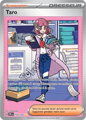 Carte Pokémon Taro n°175 de la série Évolutions Prismatiques