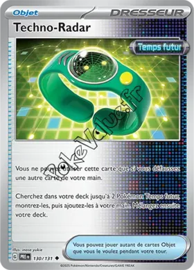 Carte Pokémon Techno Radar n°130 de la série Évolutions Prismatiques