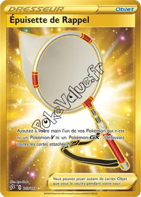 Carte Pokémon Épuisette de Rappel n°207 de la série Clash des Rebelles