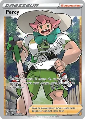 Carte Pokémon Percy n°190 de la série Clash des Rebelles