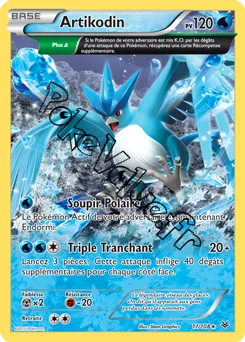 Carte Pokémon Articuno  n°17 de la série Ciel rugissant