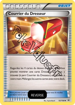Carte Pokémon Courrier du Dresseur Reverse n°92 de la série Ciel rugissant
