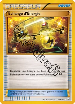 Carte Pokémon Échange d'Énergie n°109 de la série Ciel rugissant