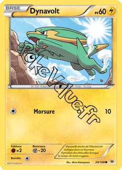 Carte Pokémon Electrike  n°24 de la série Ciel rugissant