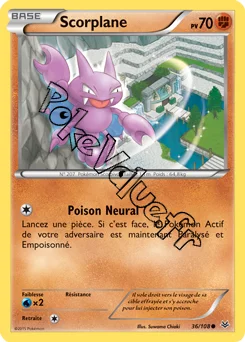 Carte Pokémon Gligar  n°36 de la série Ciel rugissant