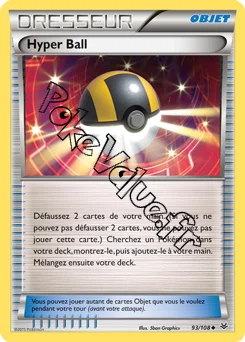 Carte Pokémon Hyper Ball n°93 de la série Ciel rugissant