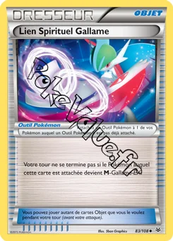 Carte Pokémon Lien Spirituel Gallame n°83 de la série Ciel rugissant