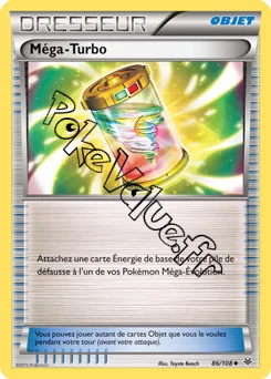 Carte Pokémon Méga-Turbo n°86 de la série Ciel rugissant
