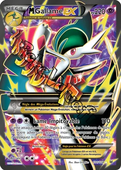 Carte Pokémon MGallame EX  n°100 de la série Ciel rugissant