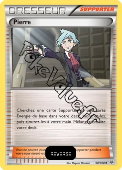 Carte Pokémon Pierre Reverse n°90 de la série Ciel rugissant