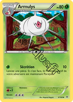 Carte Pokémon Silcoon  n°4 de la série Ciel rugissant