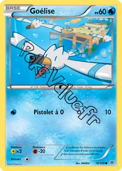Carte Pokémon Wingull  n°18 de la série Ciel rugissant