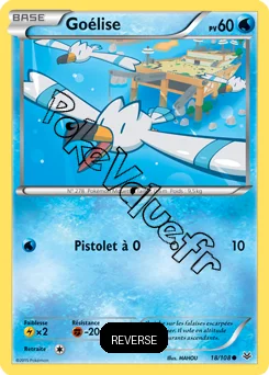 Carte Pokémon Wingull  Reverse n°18 de la série Ciel rugissant